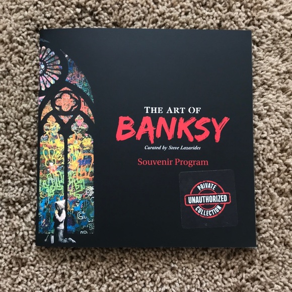 Limited Edition Banksy Poster and Souvenir Program - Picture 2 of 2